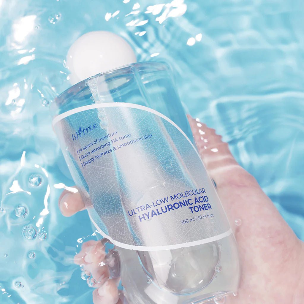 ISNTREE ultra - low molecular hyaluronic acid toner 300ml - KBOX