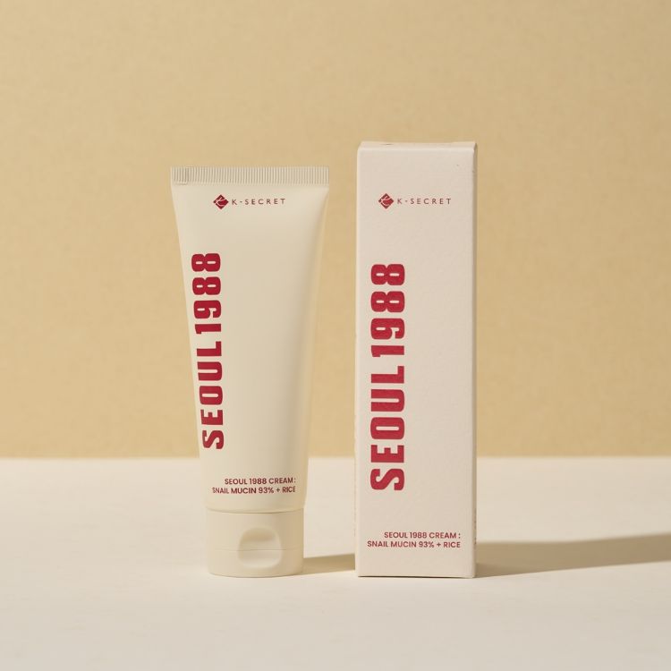 KSECRET SEOUL 1988 Cream : Snail Mucin 93% + Rice - KBOX