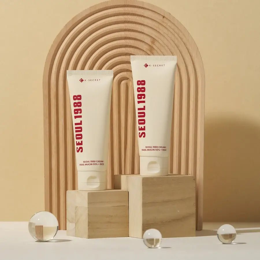 KSECRET SEOUL 1988 Cream : Snail Mucin 93% + Rice - KBOX