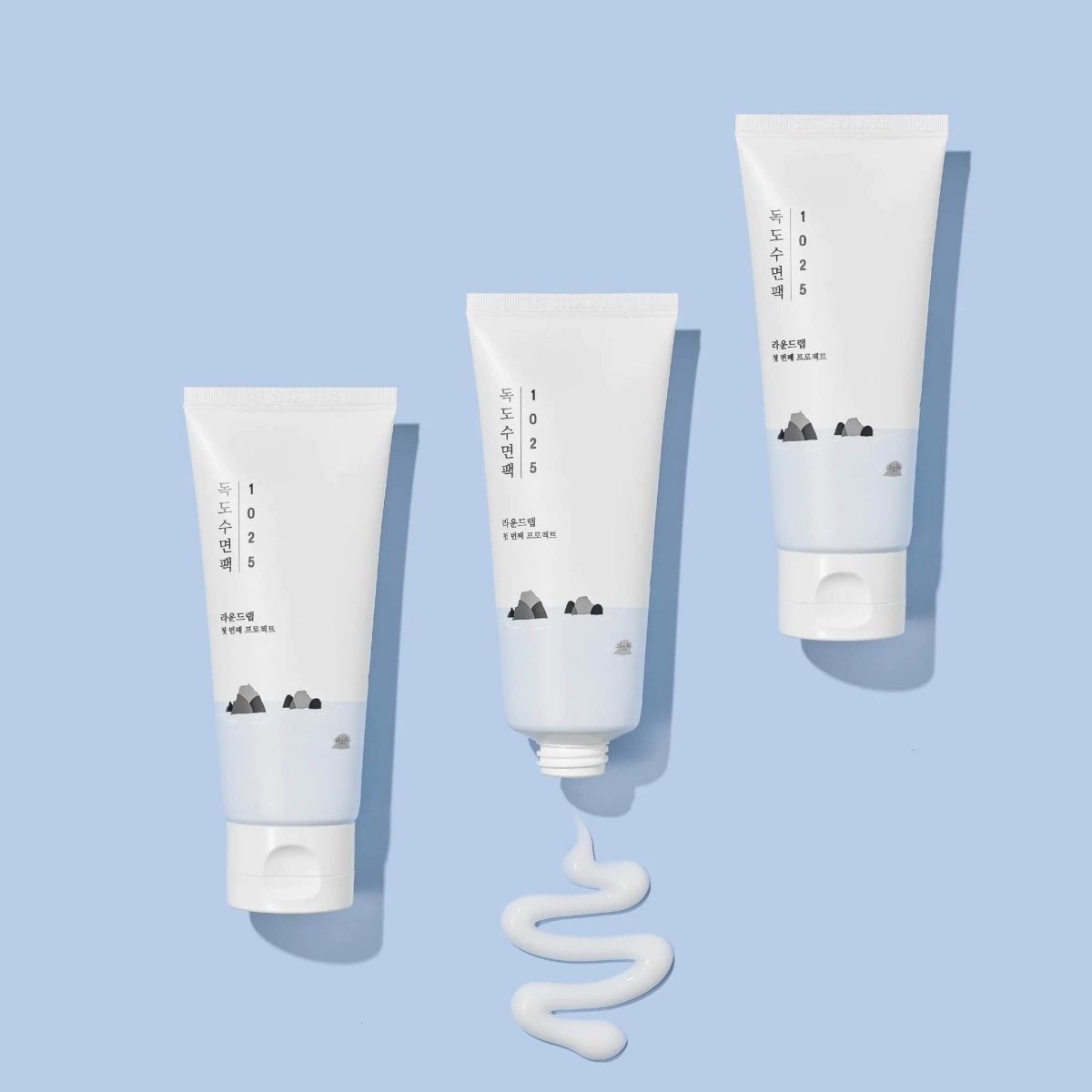 Máscara Exfoliante Nocturna con Agua de Mar Round Lab 1025 Dokdo Sleeping Pack - KBOX