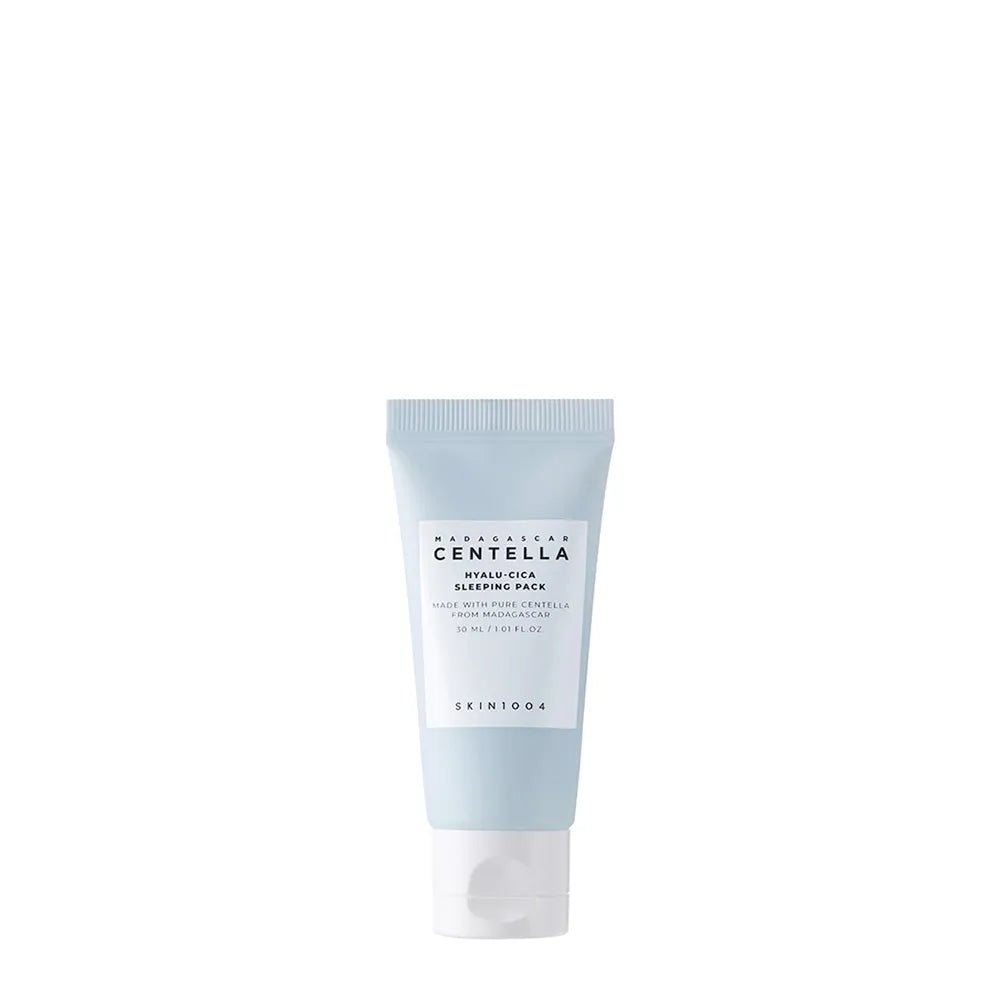 Mascarilla Hidratante Nocturna con Centella Asiática SKIN1004 Madagascar Centella Hyalu - Cica Sleeping Pack - KBOX