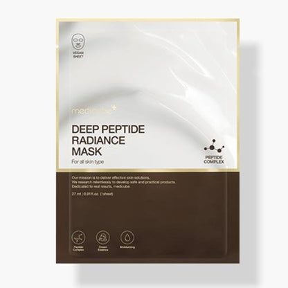 Medicub deep peptide radiance mask– Máscara Facial con Péptidos para una Piel Radiante y Revitalizada - KBOX