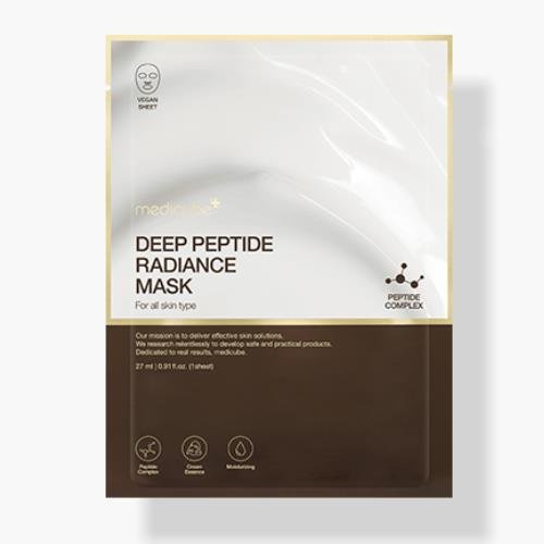 Medicub deep peptide radiance mask– Máscara Facial con Péptidos para una Piel Radiante y Revitalizada - KBOX