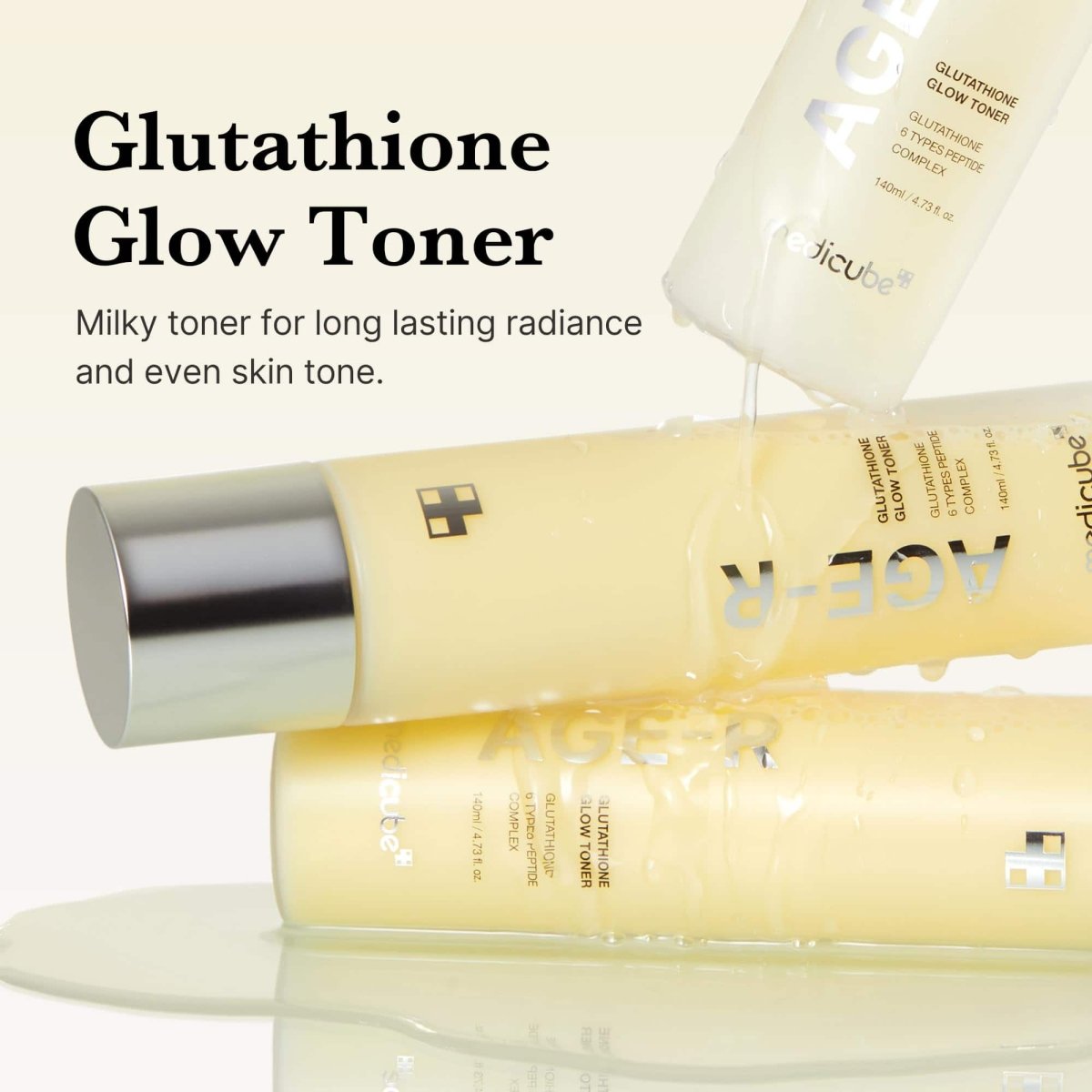 Medicube age - r glutathione glow toner 140ml - KBOX
