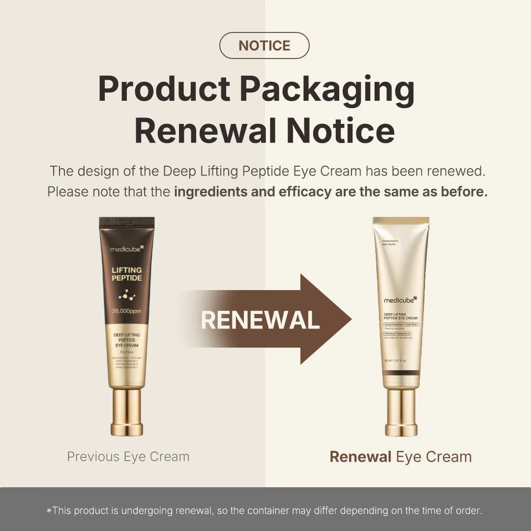 Medicube deep lifting peptide eye cream 30ml - KBOX