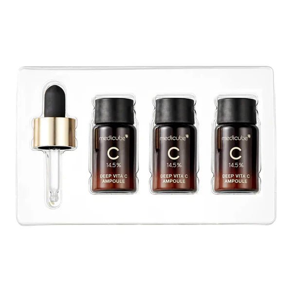 Medicube deep vita C ampoule 2.0 – Ampolla Potente con Vitamina C para una Piel Radiante y Renovada - KBOX