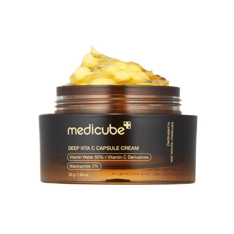 Medicube DEEP VITA C CAPSULE CREAM – Crema en Cápsulas con Vitamina C para una Piel Radiante y Revitalizada - KBOX