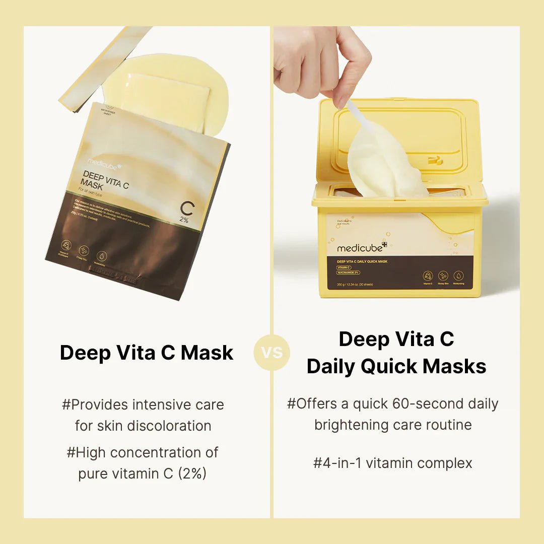 Medicube deep vita c daily quick mask 30pcs - KBOX