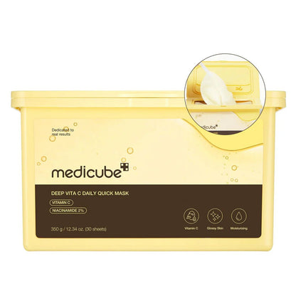 Medicube deep vita c daily quick mask 30pcs - KBOX