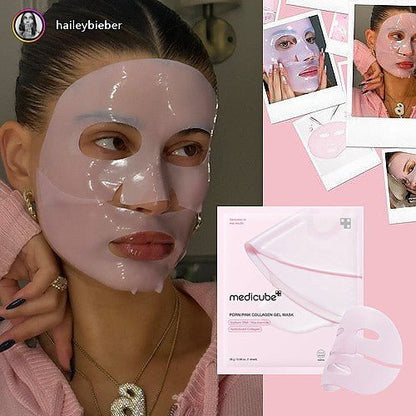 Medicube PDRN Pink Collagen Jelly Gel Mask – Máscara en Gel con Colágeno y PDRN para una Piel Regenerada y Radiante - KBOX