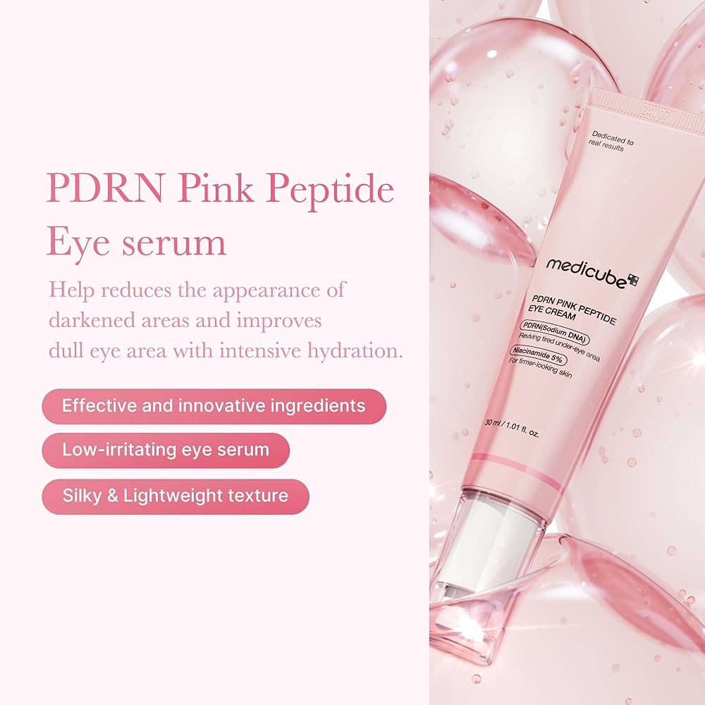 Medicube pdrn pink peptide eye serum 30ml - KBOX