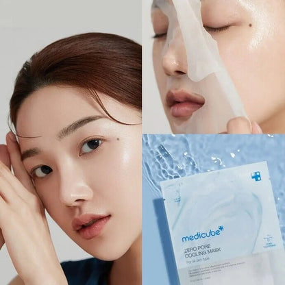 Medicube ZERO PORE COOLING MASK – Máscara Refrescante para Minimizar Poros - KBOX