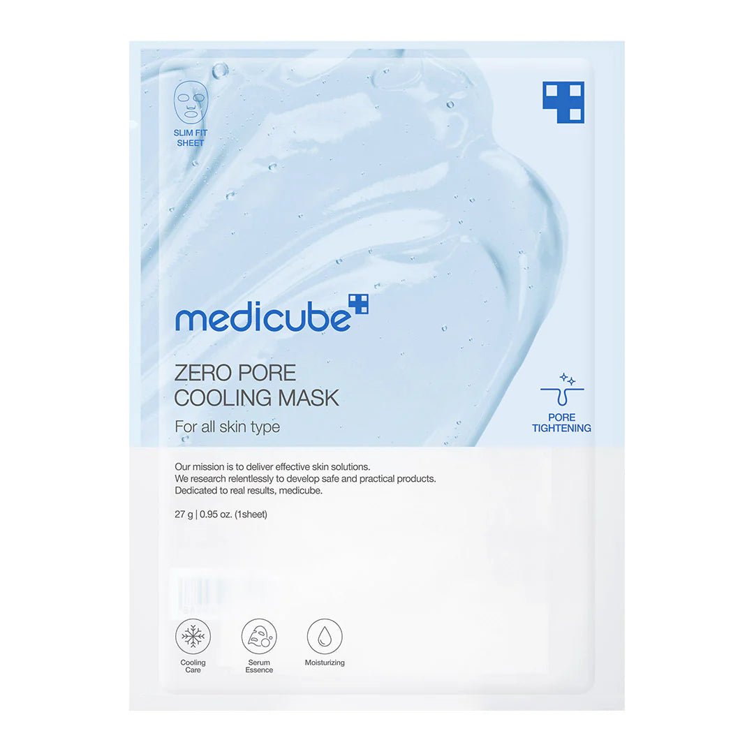 Medicube ZERO PORE COOLING MASK – Máscara Refrescante para Minimizar Poros - KBOX