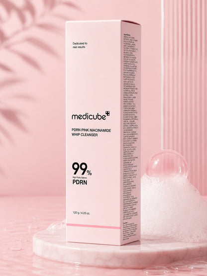 Medicube PDRN Pink Niacinamide Whip Cleanser 120 g