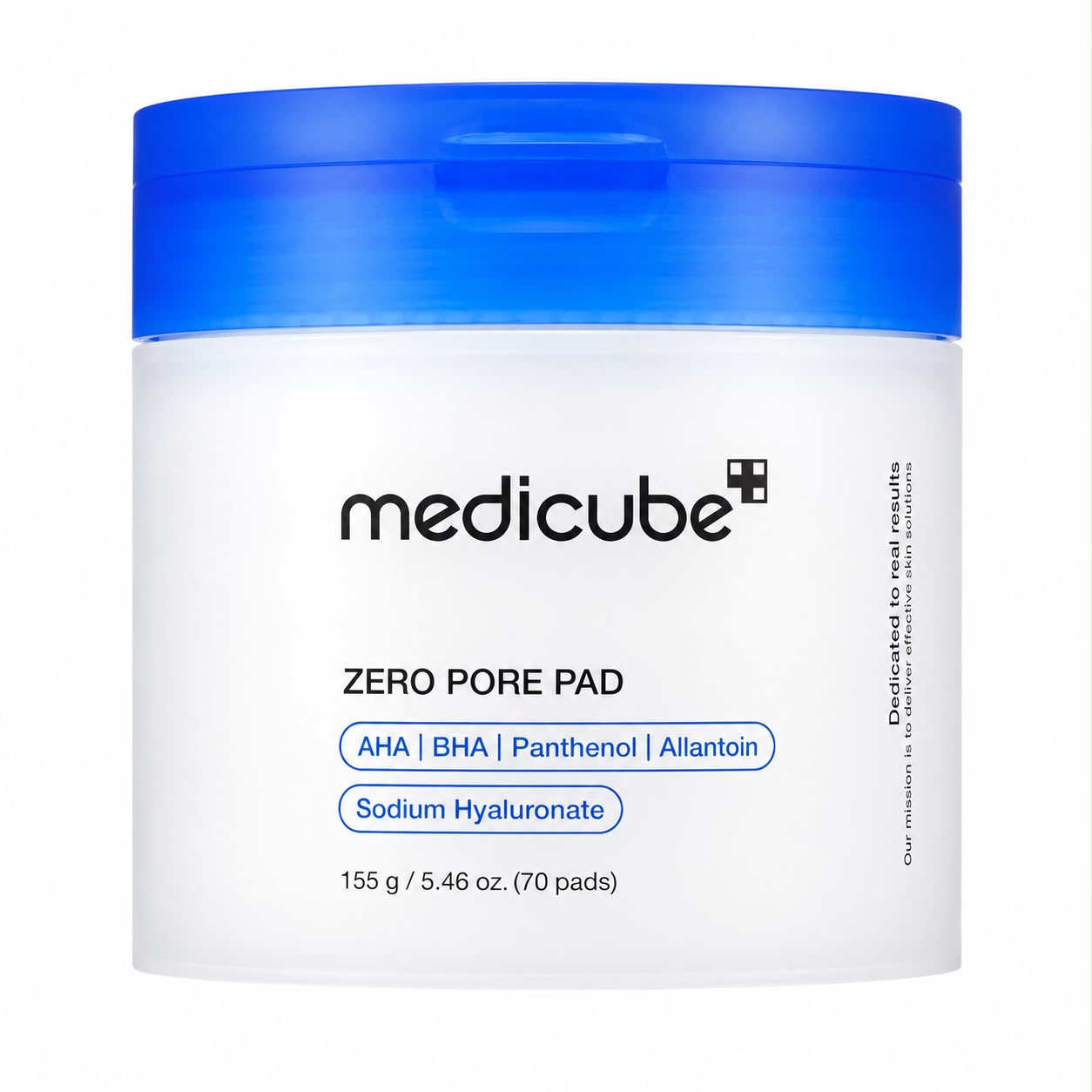 Medicube Zero Pore Pad 2.0 – Pads Exfoliantes para Poros con AHA + BHA, 70 unidades