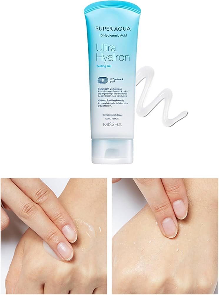 Missha Super Aqua Ultra Hyalron Peeling Gel 100ml - KBOX
