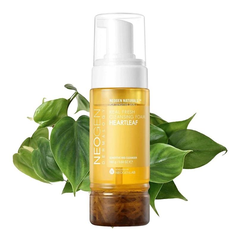 Neogen Real Fresh Foam Heartleaf – Limpiador Espumoso con Extracto de Caléndula para una Piel Clara y Equilibrada - KBOX