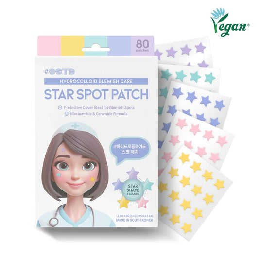 OOTD BEAUTY Star Spot Patch – Parches Estelares para el Tratamiento de Granos y Acné - KBOX