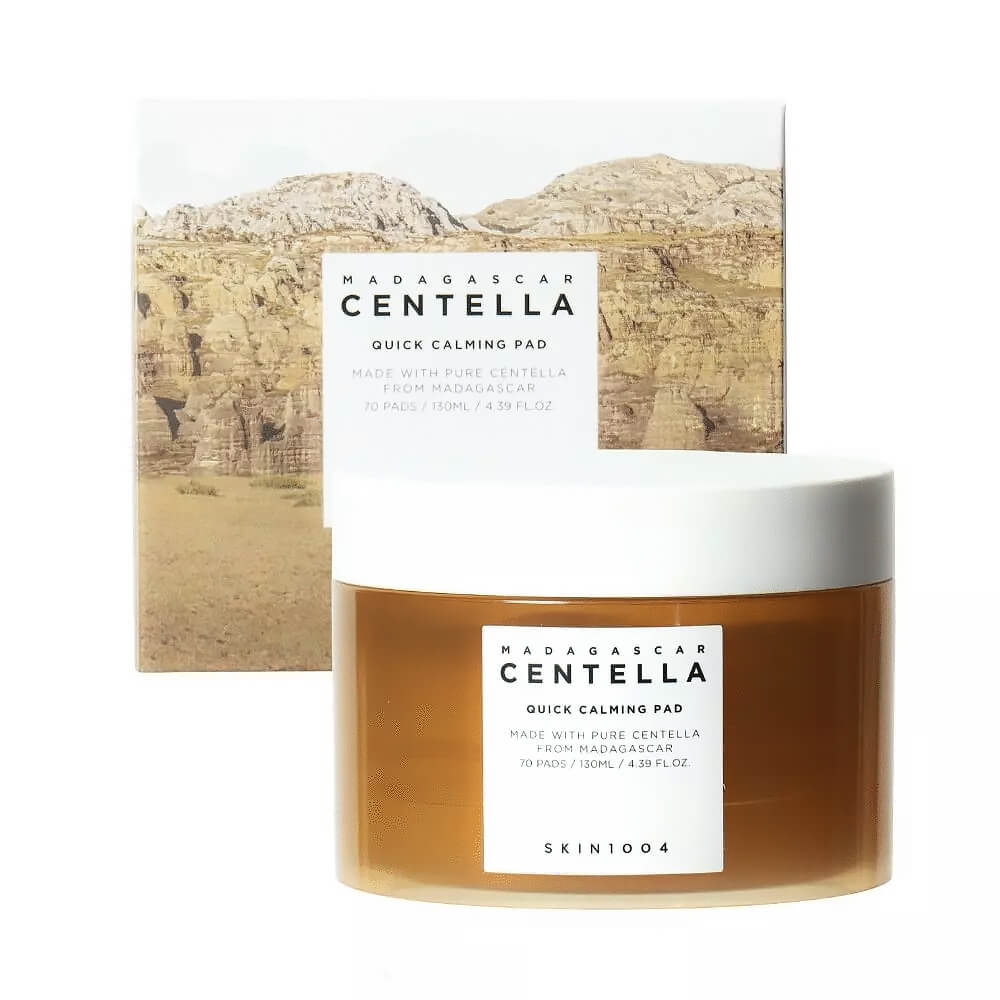 Pads Calmantes con Centella Asiática SKIN1004 Madagascar Centella Quick Calming Pad - KBOX