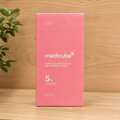 Medicube PDRN Collagen Gua Sha Neck Wrinkle Cream 5% Volufiline – Crema para Cuello y Escote 90 g