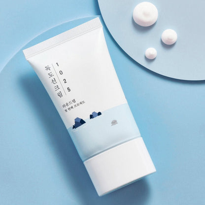 Protector Solar para Piel con Imperfecciones con Agua de Mar Round Lab 1025 Dokdo Sunscreen SPF50+ PA++++ - KBOX