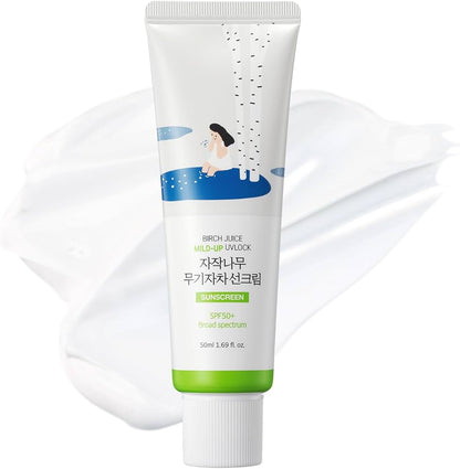 Round lab birch juice mild - up sunscreen 50ml - KBOX