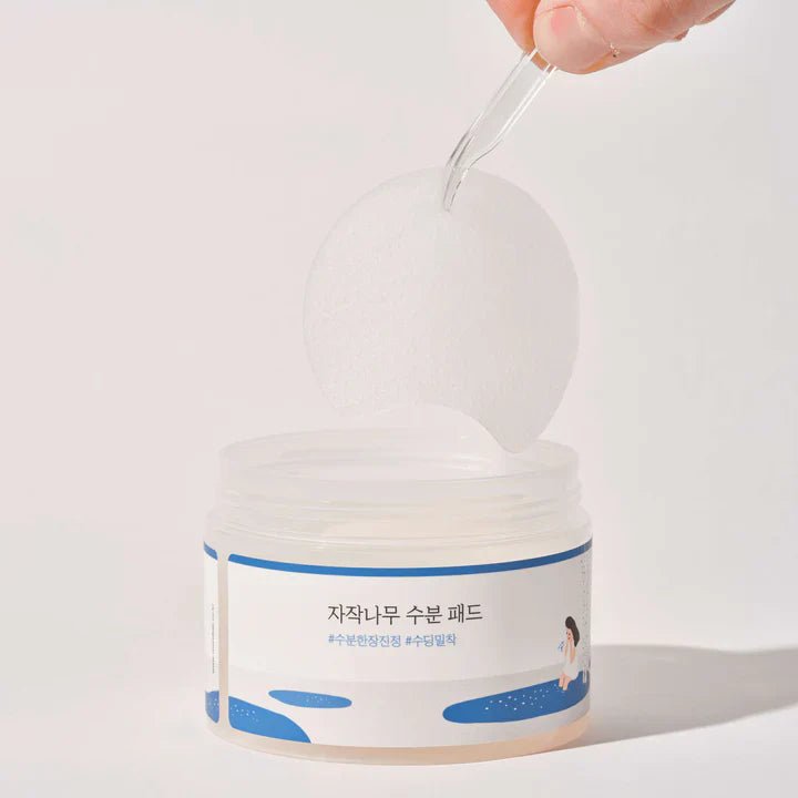 Round Lab birch juice moisturizing pad 80ea - KBOX
