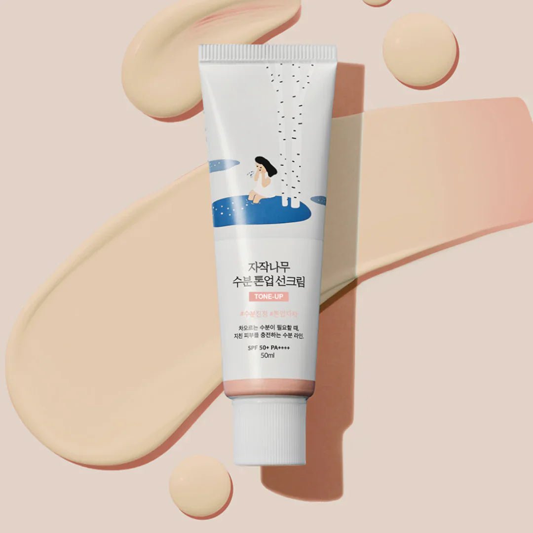 Round Lab birch moisture tone up sunscreen 50ml - KBOX
