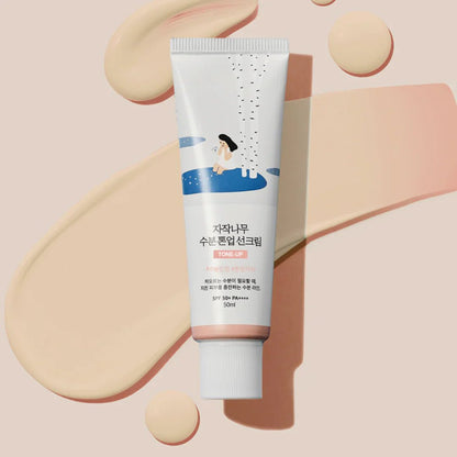 Round Lab birch moisture tone up sunscreen 50ml - KBOX