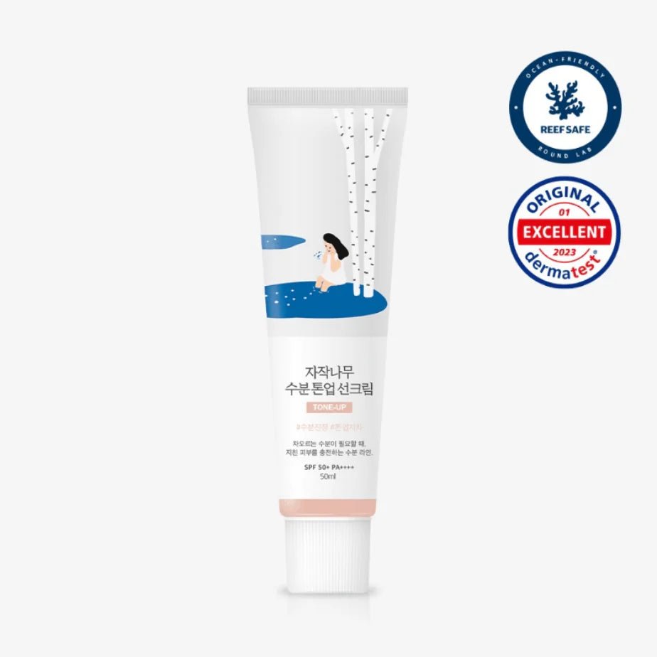 Round Lab birch moisture tone up sunscreen 50ml - KBOX