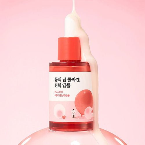 Round lab camellia deep collagen firming ampoule 30ml - KBOX