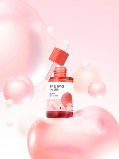 Round lab camellia deep collagen firming ampoule 30ml - KBOX