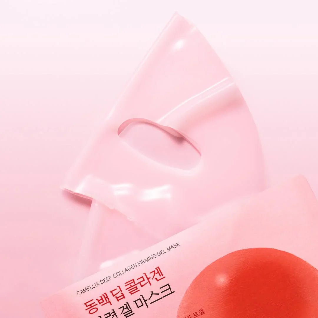 Round lab camellia deep collagen firming gel mask - KBOX