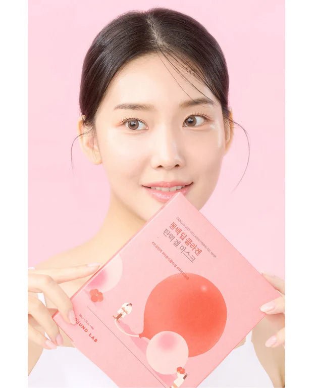 Round lab camellia deep collagen firming gel mask - KBOX