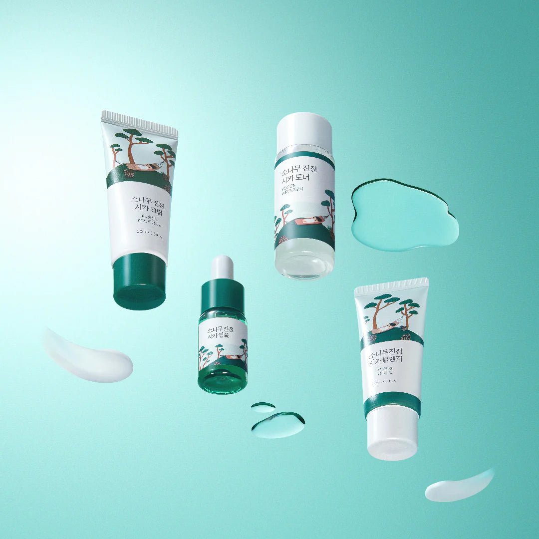 Round lab pine calming cica trial kit - KBOX