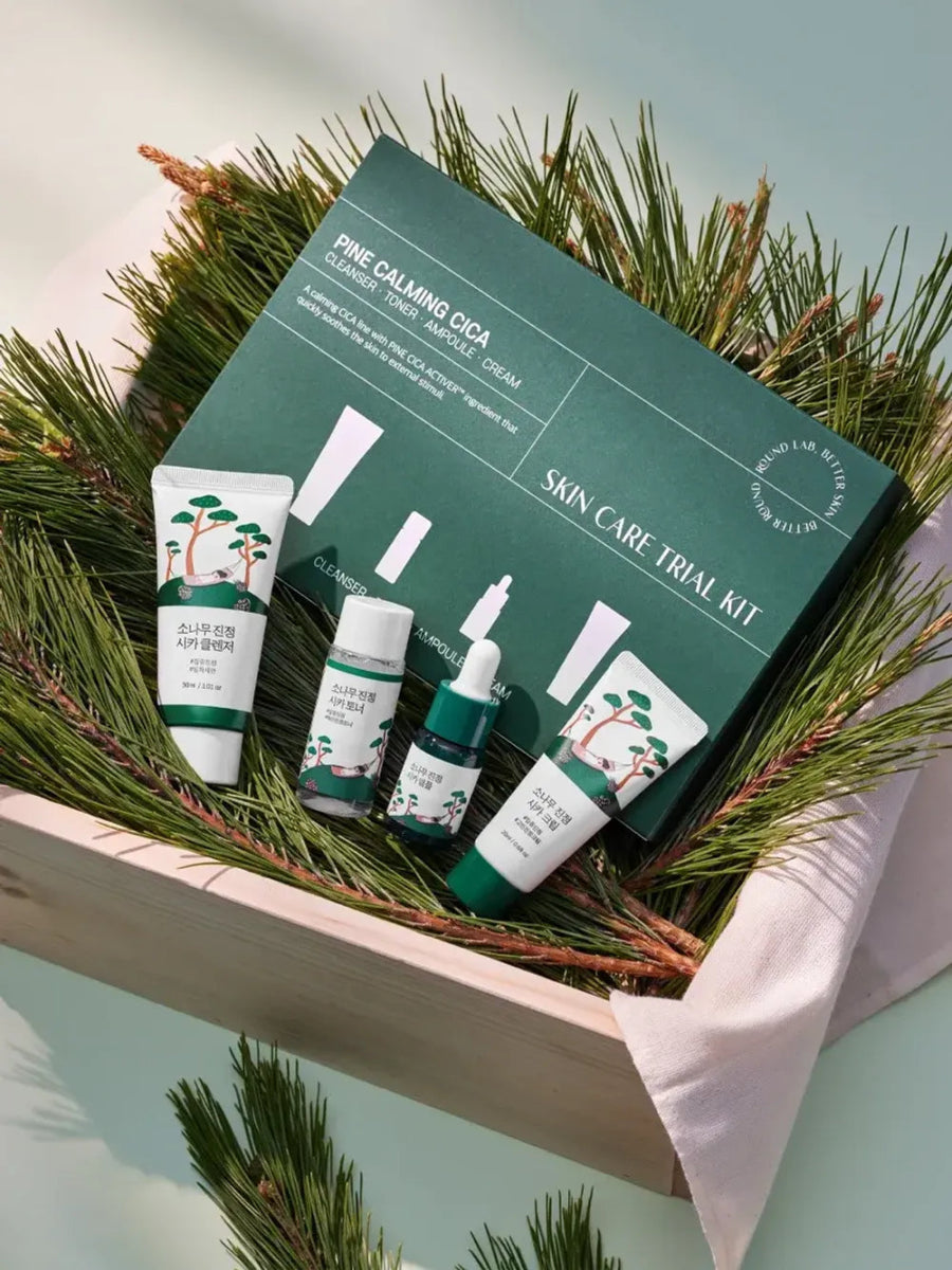 Round lab pine calming cica trial kit - KBOX