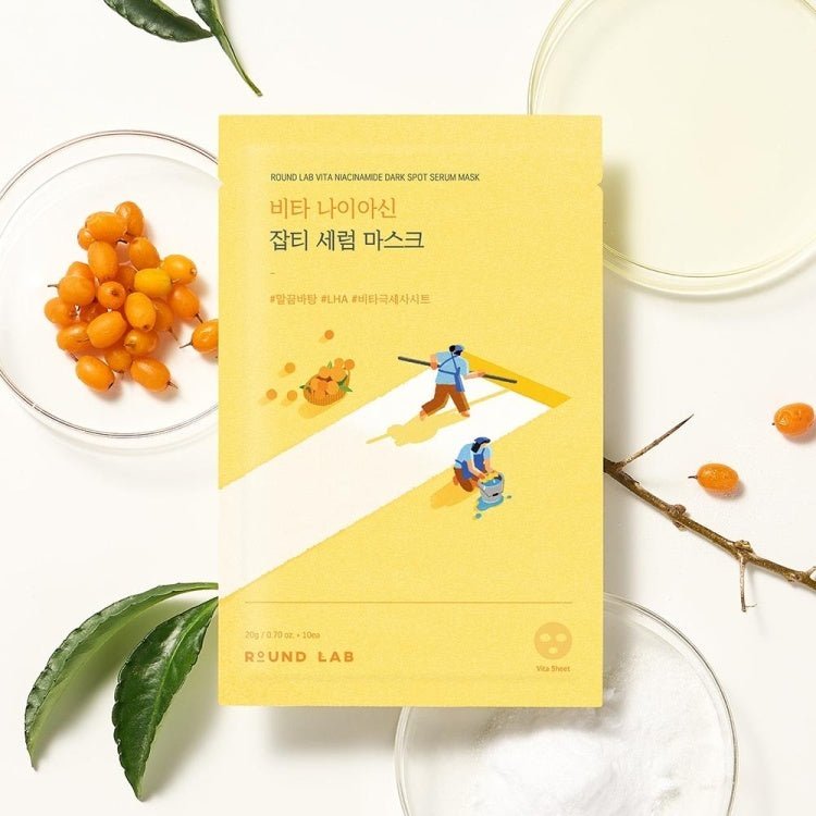 Round lab vita niacinamide dark spot serum mask 20ml - KBOX
