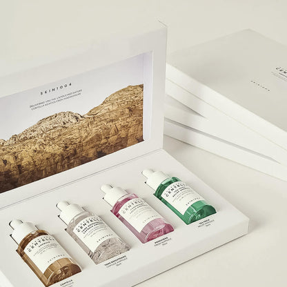 Set de sueros con centella asiática Madagascar Centella Ampoule Kit (mini ampoule 4 types) - KBOX