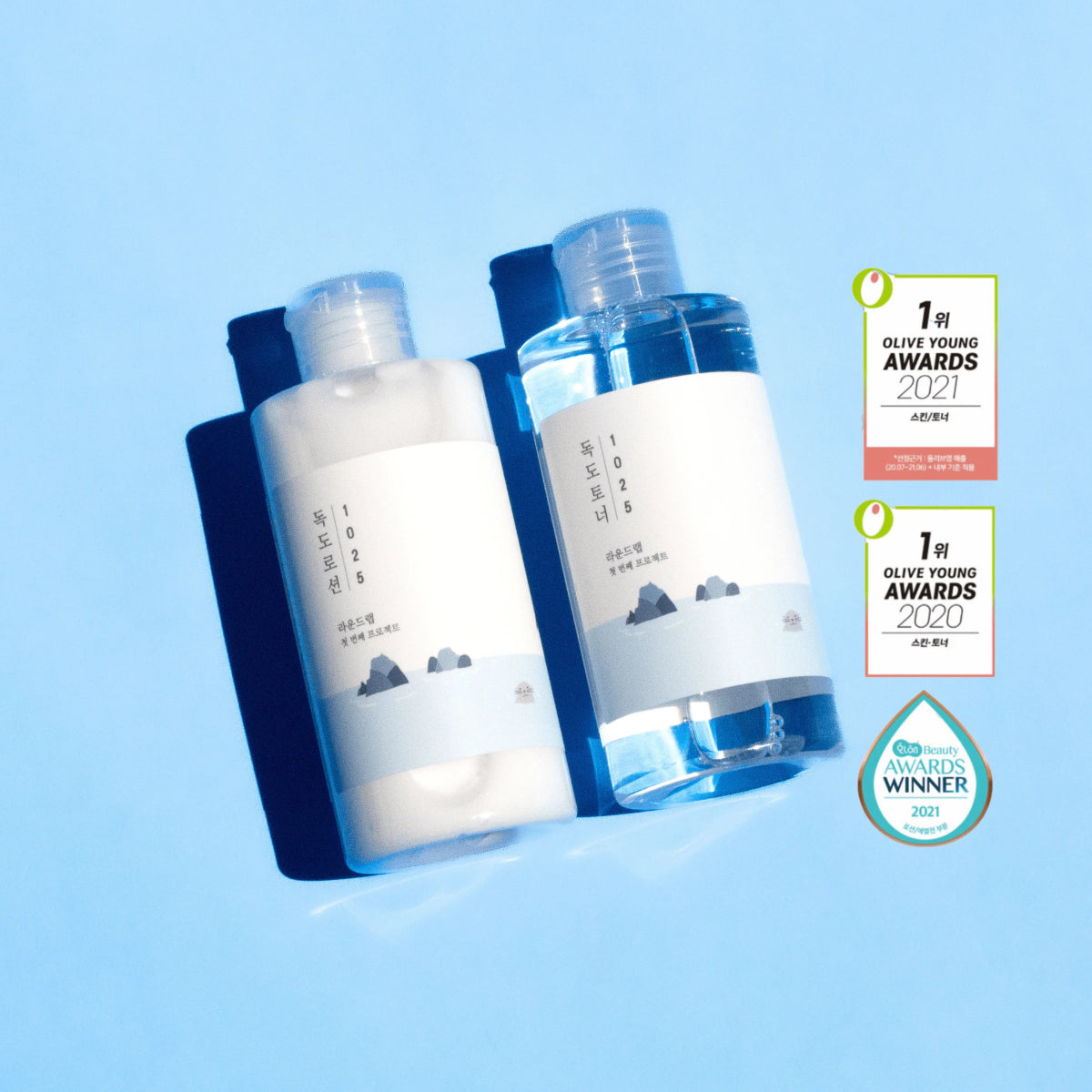 Set Round Lab 1025 Dokdo Toner + Lotion Duo – Cuidado Esencial para una Piel Equilibrada e Hidratada - KBOX
