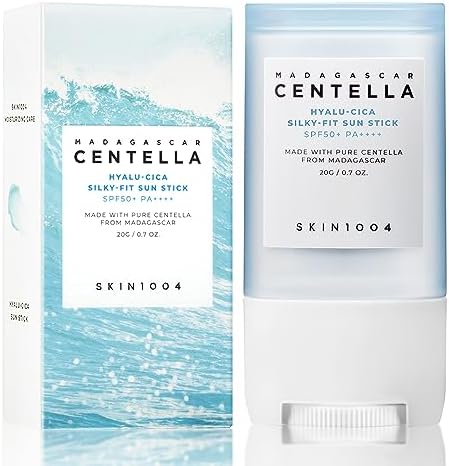 SKIN1004 madagascar centella hyalu - cica silky - fit sun stick - KBOX
