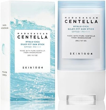 SKIN1004 madagascar centella hyalu - cica silky - fit sun stick - KBOX