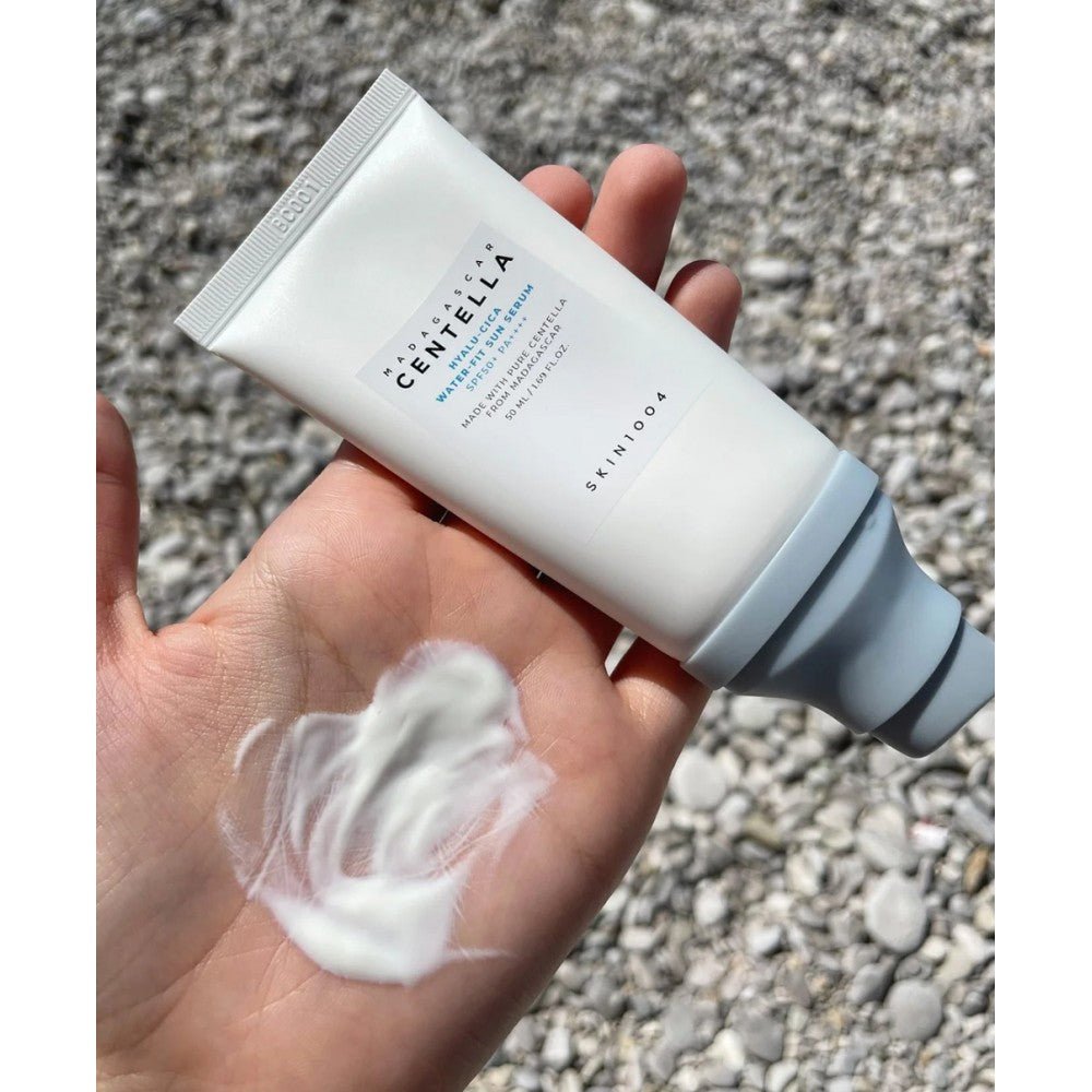 SKIN1004 Madagascar Centella Hyalu - Cica Water - Fit Sun Serum - KBOX