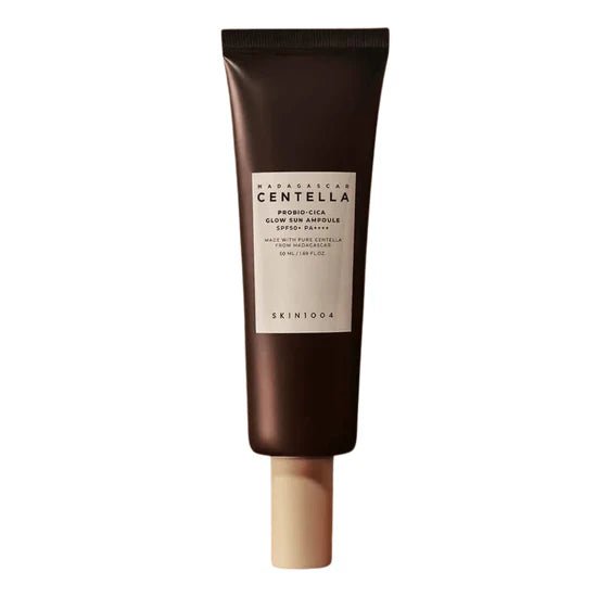 SKIN1004 madagascar centella probio - cica glow sun ampoule 50ml - KBOX