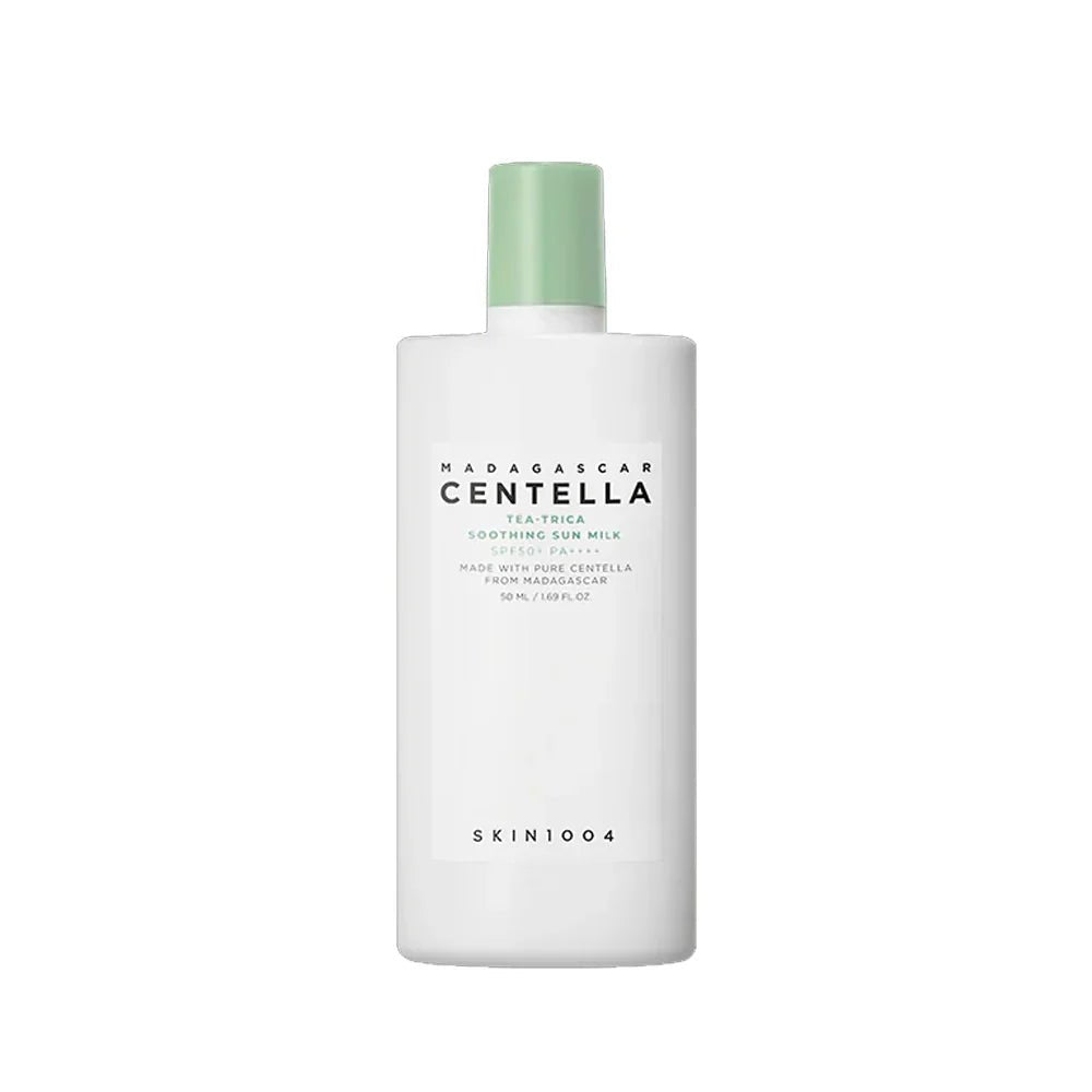 SKIN1004 Madagascar Centella Tea - Trica Soothing Sun Milk 50ml - KBOX
