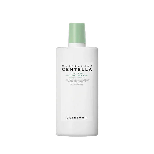 SKIN1004 Madagascar Centella Tea - Trica Soothing Sun Milk 50ml - KBOX