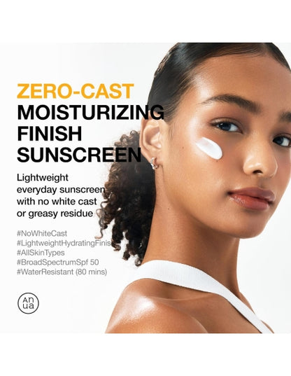 ANUA zero cast moisturizing finish sunscreen 50ml